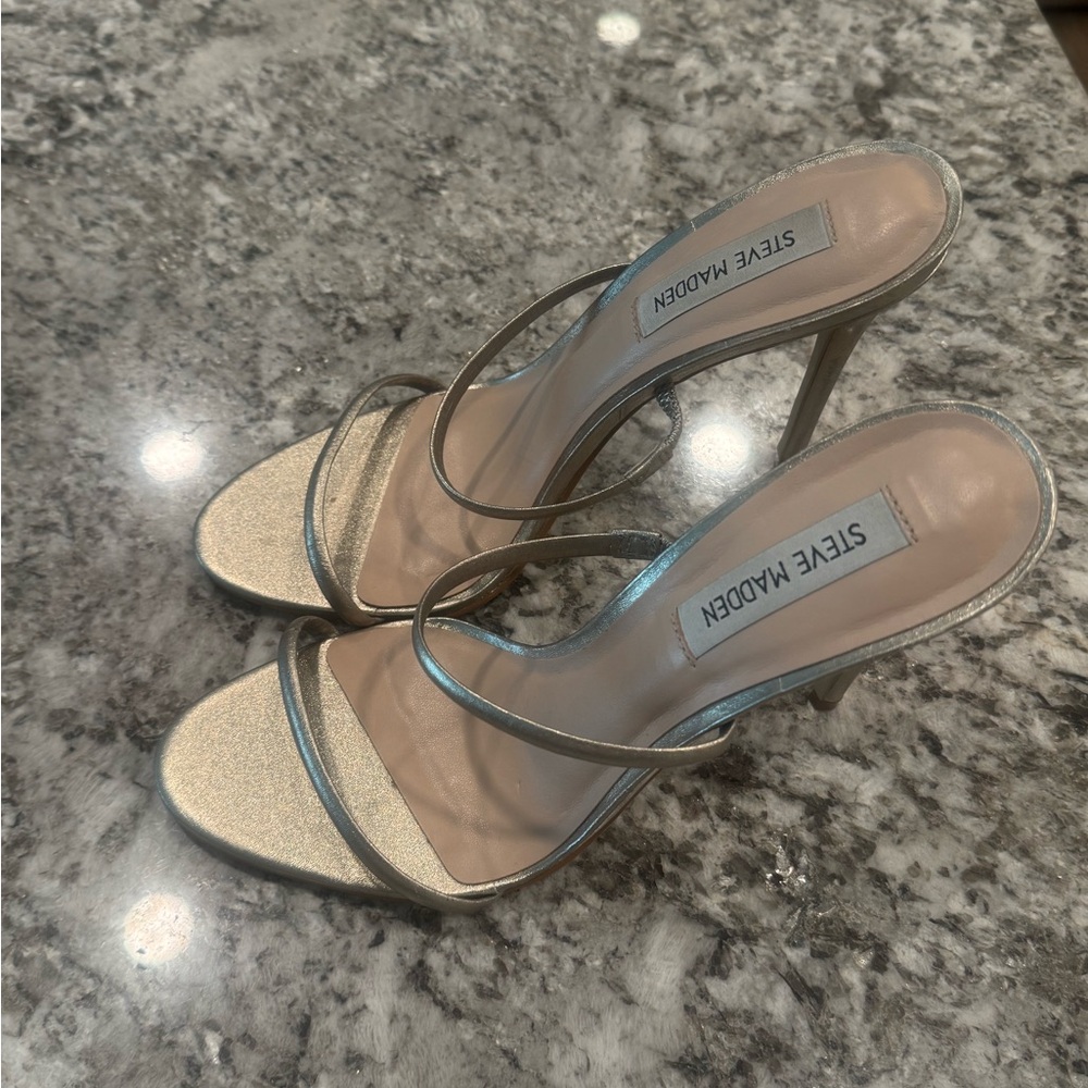 Steve Madden Gold Heels